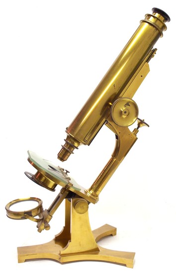 Pike Maker, 930 Broadway New York, No. 1181. Fusee chain focusing microscope, c. 1880