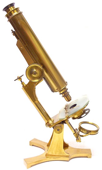 Pike Maker, 930 Broadway New York, No. 1181. Fusee chain focusing microscope, c. 1880