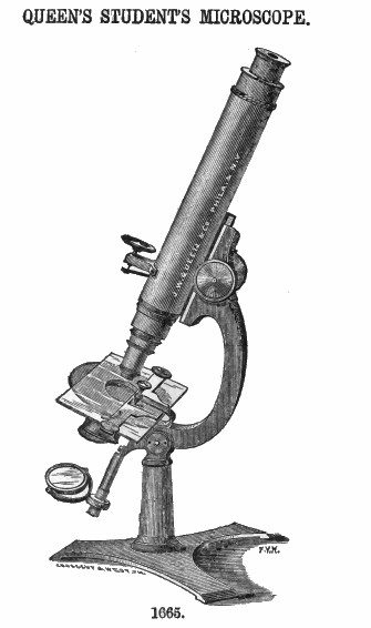James W. Queen & Co., Philadelphia and New York. The Student Model Microscope