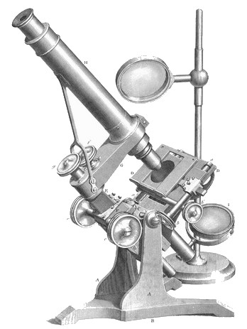 early Ross microscope