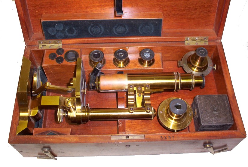 Seibert #5257. The No. 4 model microscope, c.1887