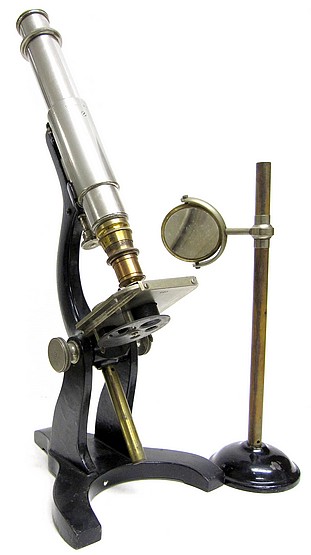 tolles student microscope with stand for the mirror