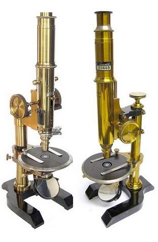 two Seibert petrological microscopes 