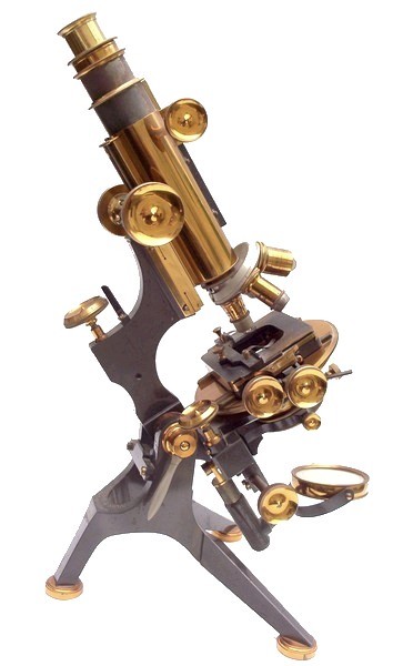 W. Watson & Sons 313 High Holborn London #10251. The Van Heurck No.1 model microscope, c. 1908