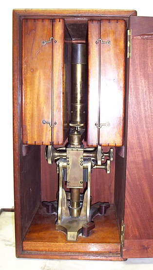 microscope in the case