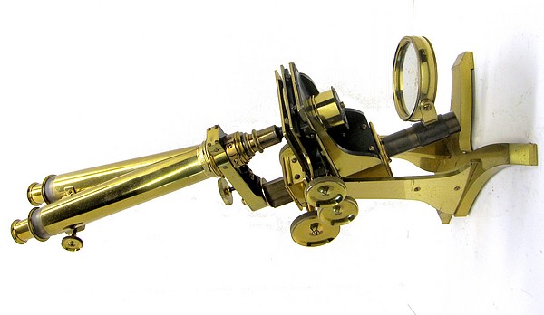 A. Ross, London, #326. Large Bar-limb Microscope, Model No.1, c. 1847