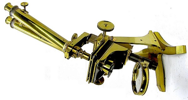 A. Ross, London, #326. Large Bar-limb Microscope, Model No.1, c. 1847
