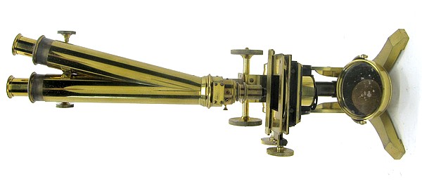 A. Ross, London, #326. Large Bar-limb Microscope, Model No.1, c. 1847