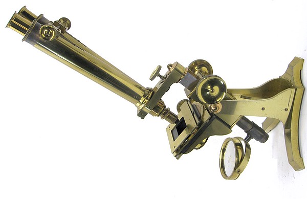 A. Ross, London, #326. Large Bar-limb Microscope, Model No.1, c. 1847