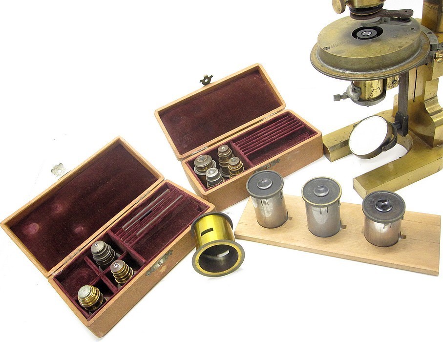 Fuess #1287 petrological microscope