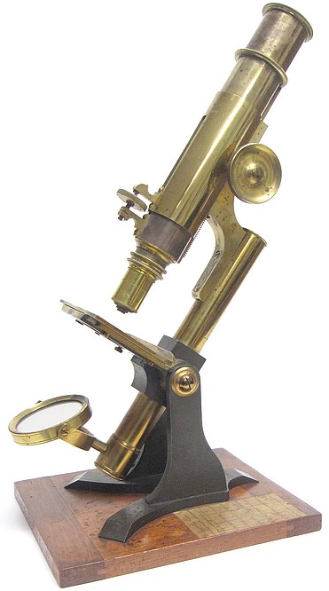 Baker 244 High Holborn, London. Student Microscope, c.1860